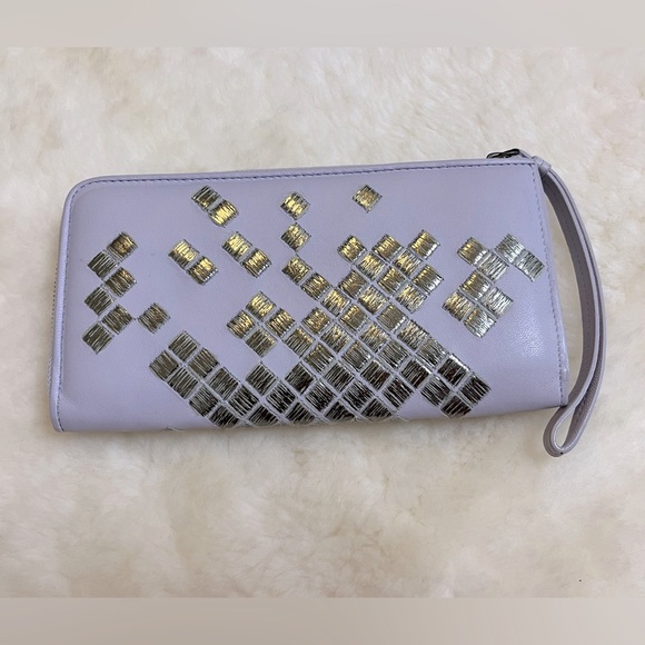 Bottega Veneta Women´s Leather Woven Zip Around Wallet